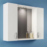 SPECCHIERA BAGNO CON DUE ANTE E FARETTO INTEGRATO